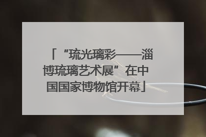 “琉光璃彩——淄博琉璃艺术展”在中国国家博物馆开幕