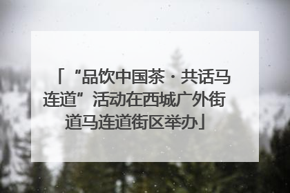 “品饮中国茶・共话马连道”活动在西城广外街道马连道街区举办
