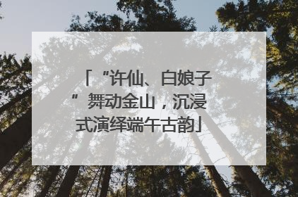 “许仙、白娘子”舞动金山，沉浸式演绎端午古韵
