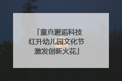 童真邂逅科技 红升幼儿园文化节激发创新火花