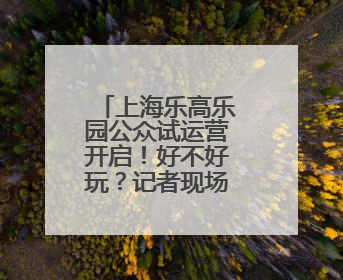 上海乐高乐园公众试运营开启！好不好玩？记者现场打卡体验