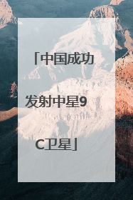 中国成功发射中星9C卫星