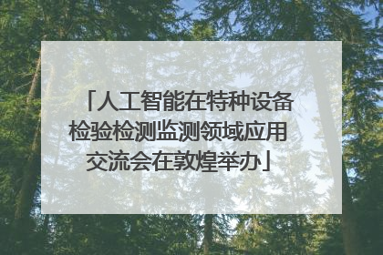 人工智能在特种设备检验检测监测领域应用交流会在敦煌举办