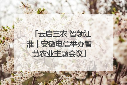 云启三农 智领江淮｜安徽电信举办智慧农业主题会议