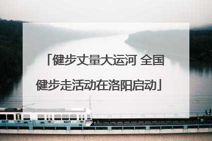 健步丈量大运河 全国健步走活动在洛阳启动