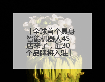 全球首个具身智能机器人4S店来了，近30个品牌将入驻