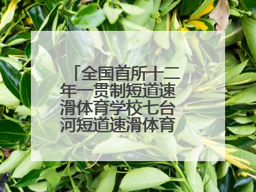 全国首所十二年一贯制短道速滑体育学校七台河短道速滑体育学校启动招生