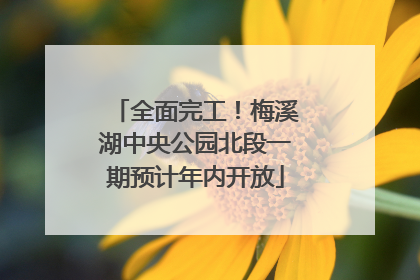 全面完工！梅溪湖中央公园北段一期预计年内开放
