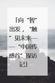 向“智”出发，“触”见未来——“中国传感谷”探访记