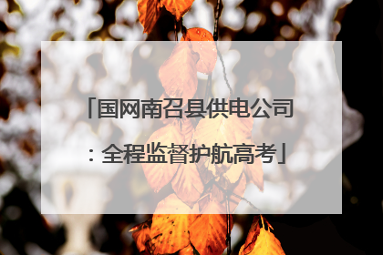 国网南召县供电公司：全程监督护航高考