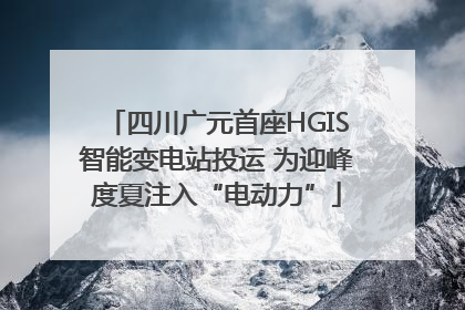 四川广元首座HGIS智能变电站投运 为迎峰度夏注入“电动力”