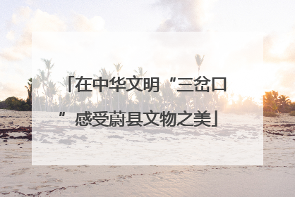在中华文明“三岔口”感受蔚县文物之美