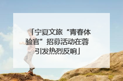 宁夏文旅“青春体验官”招募活动在蓉引发热烈反响