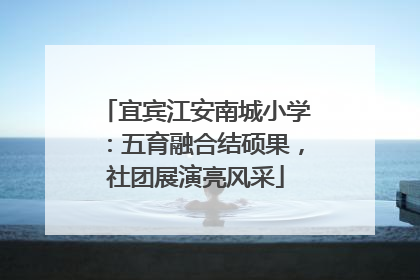 宜宾江安南城小学：五育融合结硕果，社团展演亮风采