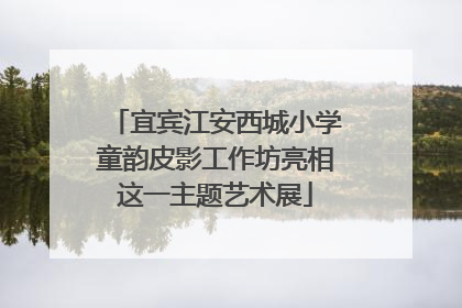 宜宾江安西城小学童韵皮影工作坊亮相这一主题艺术展