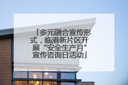 多元融合宣传形式，临港新片区开展“安全生产月”宣传咨询日活动