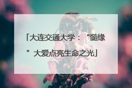 大连交通大学：“髓缘”大爱点亮生命之光