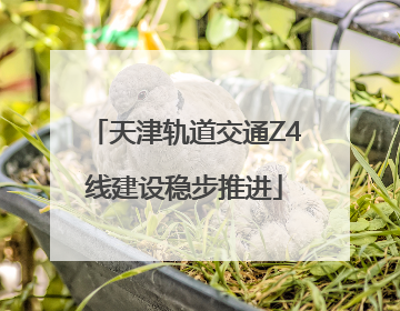 天津轨道交通Z4线建设稳步推进