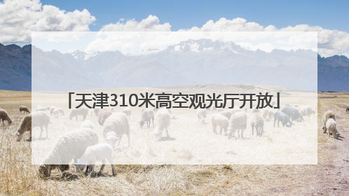 天津310米高空观光厅开放