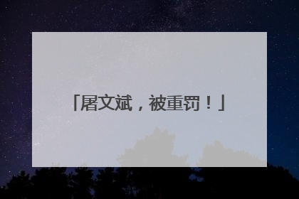 屠文斌，被重罚！