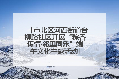 市北区河西街道台柳路社区开展“粽香传情·邻里同乐”端午文化主题活动