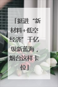 挺进“新材料+低空经济”千亿级新蓝海，烟台这样卡位