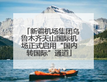 新疆机场集团乌鲁木齐天山国际机场正式启用“国内转国际”通道