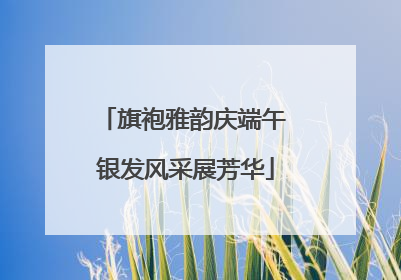 旗袍雅韵庆端午 银发风采展芳华