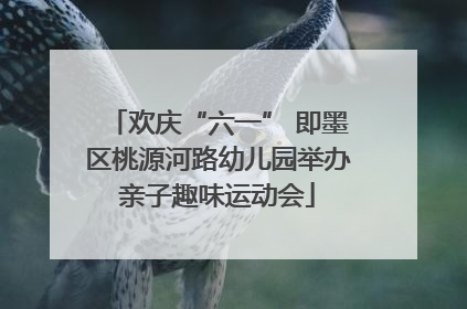 欢庆“六一” 即墨区桃源河路幼儿园举办亲子趣味运动会