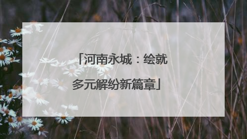 河南永城：绘就多元解纷新篇章
