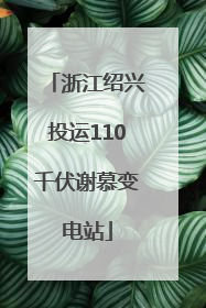 浙江绍兴投运110千伏谢慕变电站