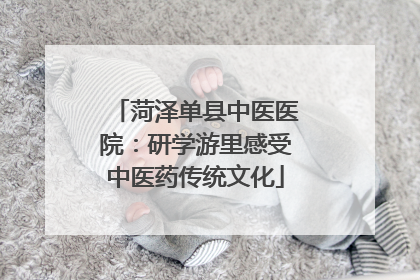 菏泽单县中医医院：研学游里感受中医药传统文化