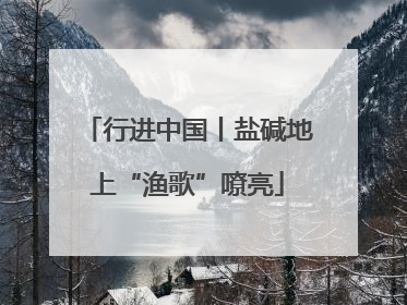 行进中国丨盐碱地上“渔歌”嘹亮