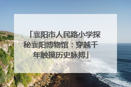 襄阳市人民路小学探秘襄阳博物馆：穿越千年触摸历史脉搏