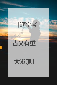 辽宁考古又有重大发现