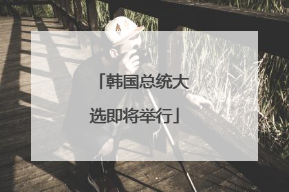 韩国总统大选即将举行