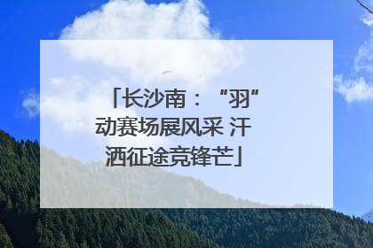 长沙南：“羽”动赛场展风采 汗洒征途竞锋芒