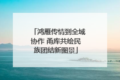 鸿雁传情到全域协作 甬库共绘民族团结新图景