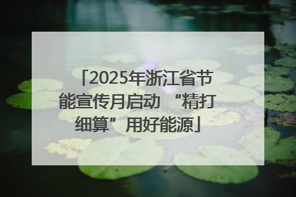 2025年浙江省节能宣传月启动 “精打细算”用好能源