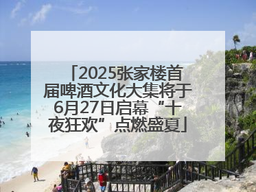 2025张家楼首届啤酒文化大集将于6月27日启幕“十夜狂欢”点燃盛夏