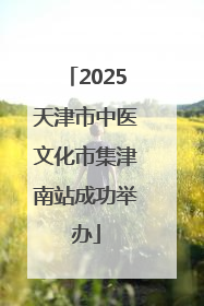 2025天津市中医文化市集津南站成功举办