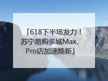 618下半场发力！苏宁易购多城Max、Pro店加速焕新